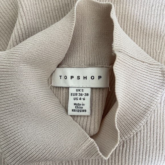 Topshop ribbed top - Picture 2 of 3